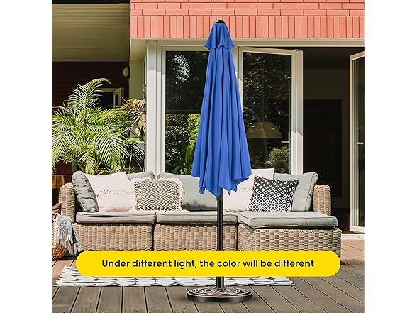 InfiniPower 9FT Outdoor Patio Umbrella