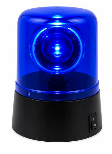 Portable Battery-Operated 360 Degree Strobe Blue Light - Gallery 3