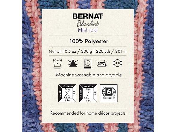 Bernat Blanket Mist-ical Crochet Soft