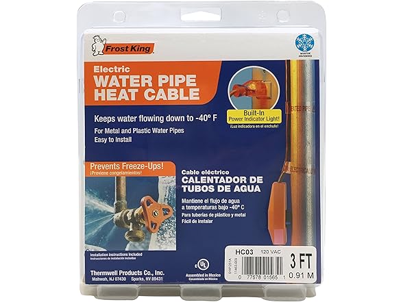 Frost King HC3A Automatic Electric Heating Cables