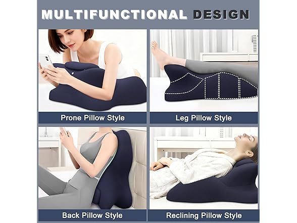 Memory Foam Ergonomic Wedge Pillow