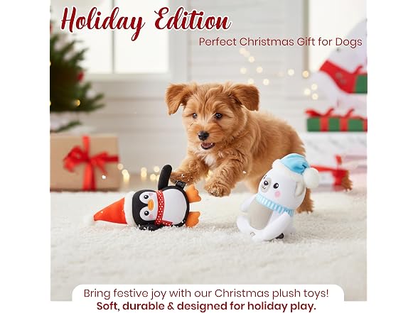 Bow Wow Pet Holiday Plush Pals 2 Pack