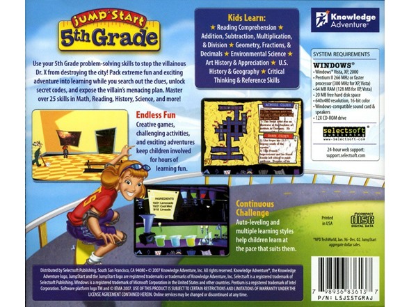 Knowledge Adventure JumpStart 5th Grade