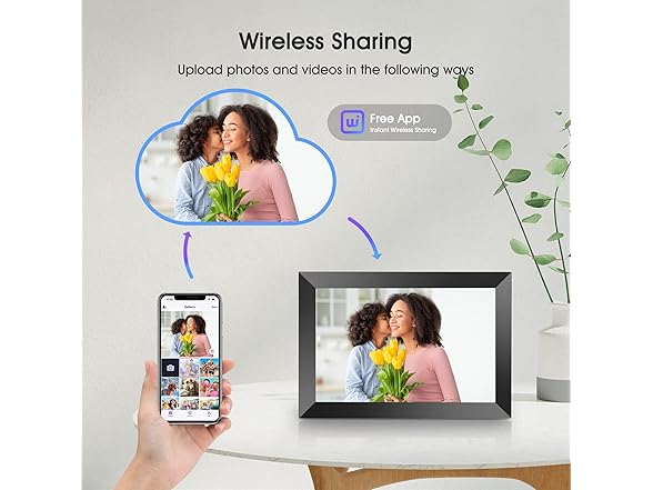 BIGASUO 14.1" Digital Picture Frame (Open Box)