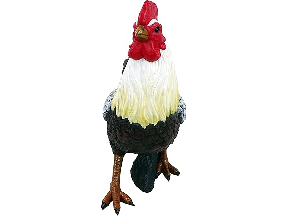 Alpine Rooster Statue 16"
