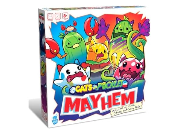 Cats vs Pickles Mayhem Board Game
