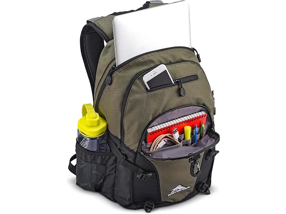 High Sierra Loop-Backpack with Tablet Sleeve, Olive