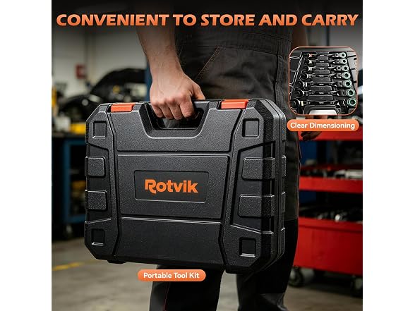 Rotvik Ratcheting Wrench Set