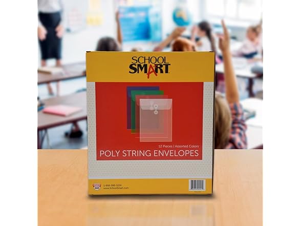 School Smart School Smart Expanding Poly String Envelope