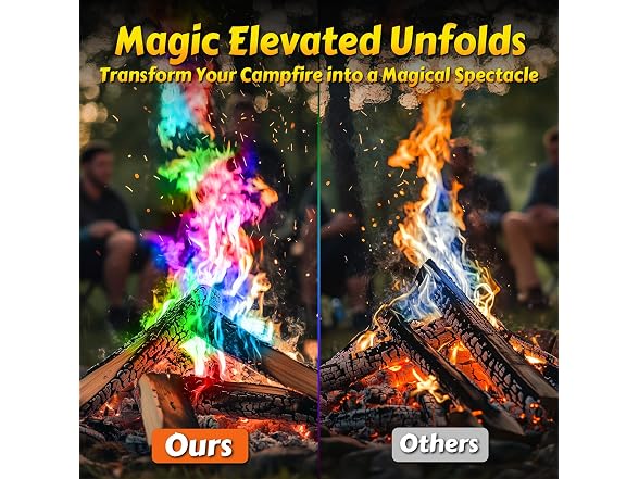 HGD 50 Pack Fire Color Changing Packets
