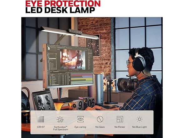 Honeywell LED Desk Lamp with Clamp - HJ1