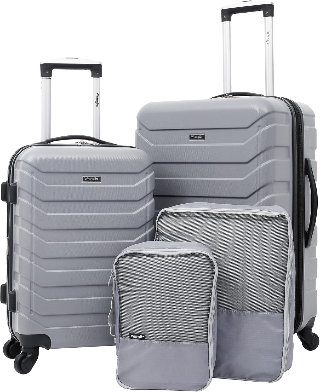 Wrangler 4 Piece Miami Luggage and Packing Cubes Set - Gallery 13
