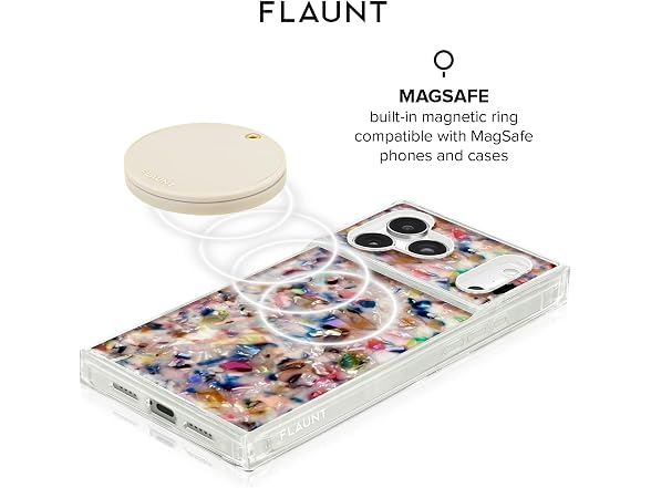 FLAUNT MagSafe Compact Makeup Mirror with Slim