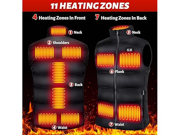 GYIPFIPA Rechargeable Heated Vest XL