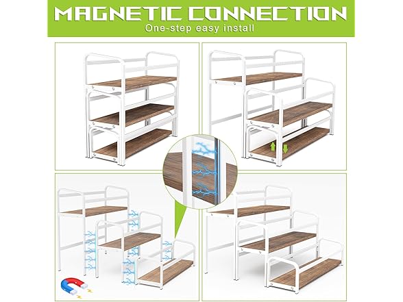 3-Tier Coffee Syrup Rack for Countertop