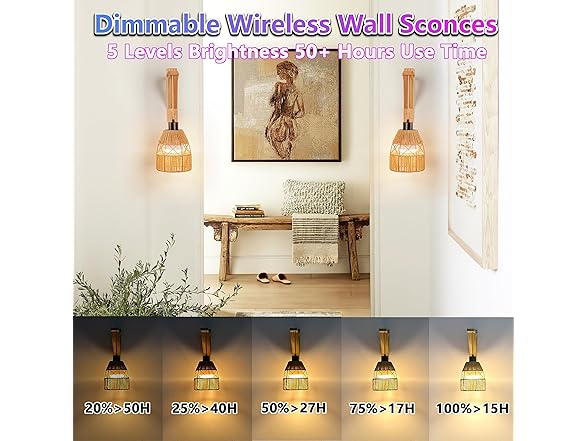 Wireless Rechargeable Lights -Set of 2