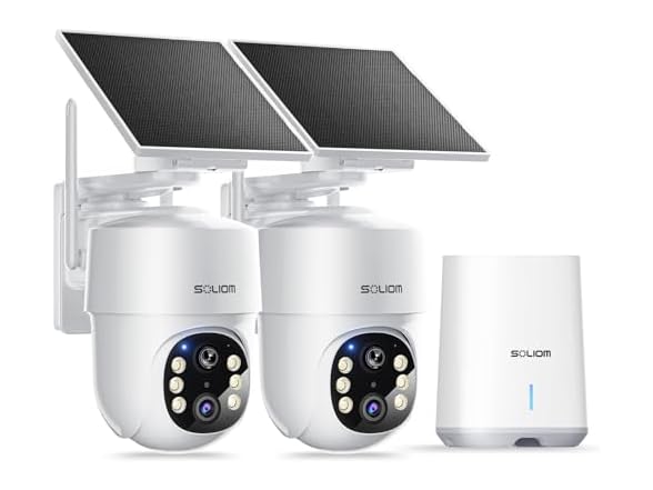 SOLIOM 2 Pack 5 MP Security Cameras
