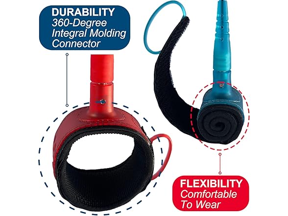 Pioneering 9ft 7mm Longboard Leash