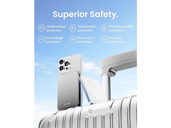 10000mAh Magnetic Power Bank Qi2- Choose Color