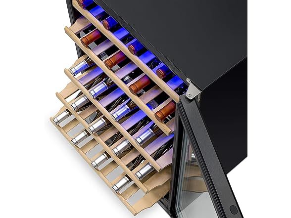 Newair Built-in Dual Zone Wine Fridge - 46 Bottles
