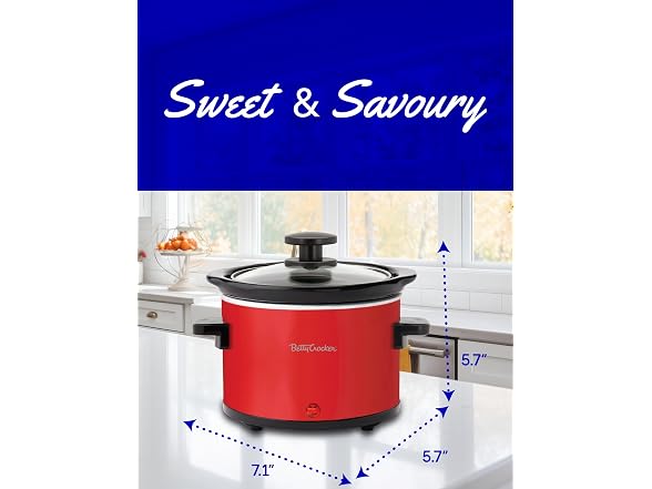 Betty Crocker 0.7-Quart Mini Slow Cooker