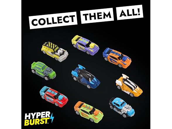 Hyper Burst Battle Racers Orange Storm Car & Launcher