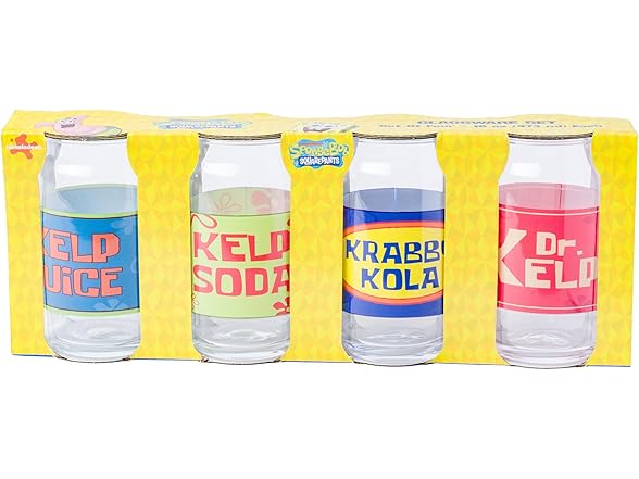 Spongebob Squarepants Soda Labels