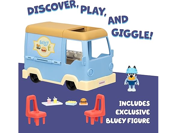 Bluey Let’s Play Chef Food Truck Playset