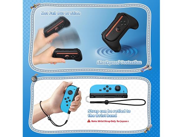 FASTSNAIL Joy-Con Controller Grips