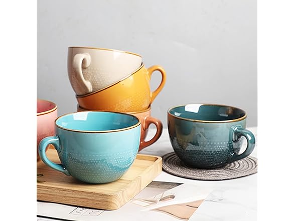 Large Coffee Cup Ceramic Soup Mug