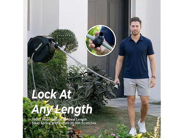 BreezeReel W2058 Garden Hose Reel 1/2inch