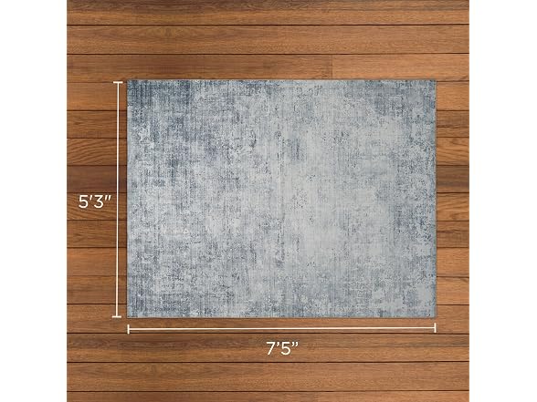 Wyatt & Ash Blue Hazen Abstract 5x7