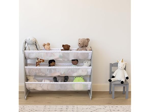 Humble Crew Slate 3-Tier Stuffed Animal Organizer 