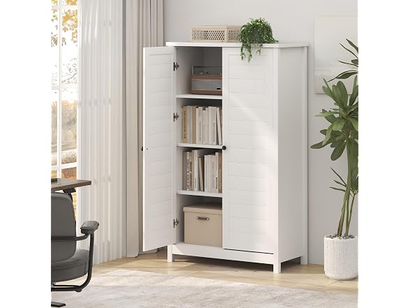 Furinno Robin 4-Tier Pantry 35W Louver