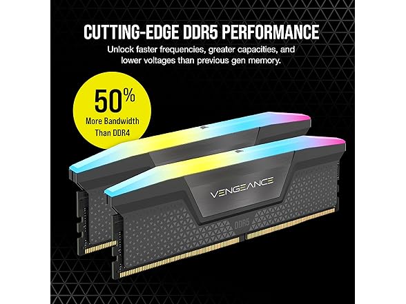 CORSAIR Vengeance RGB DDR5 32GB Memory