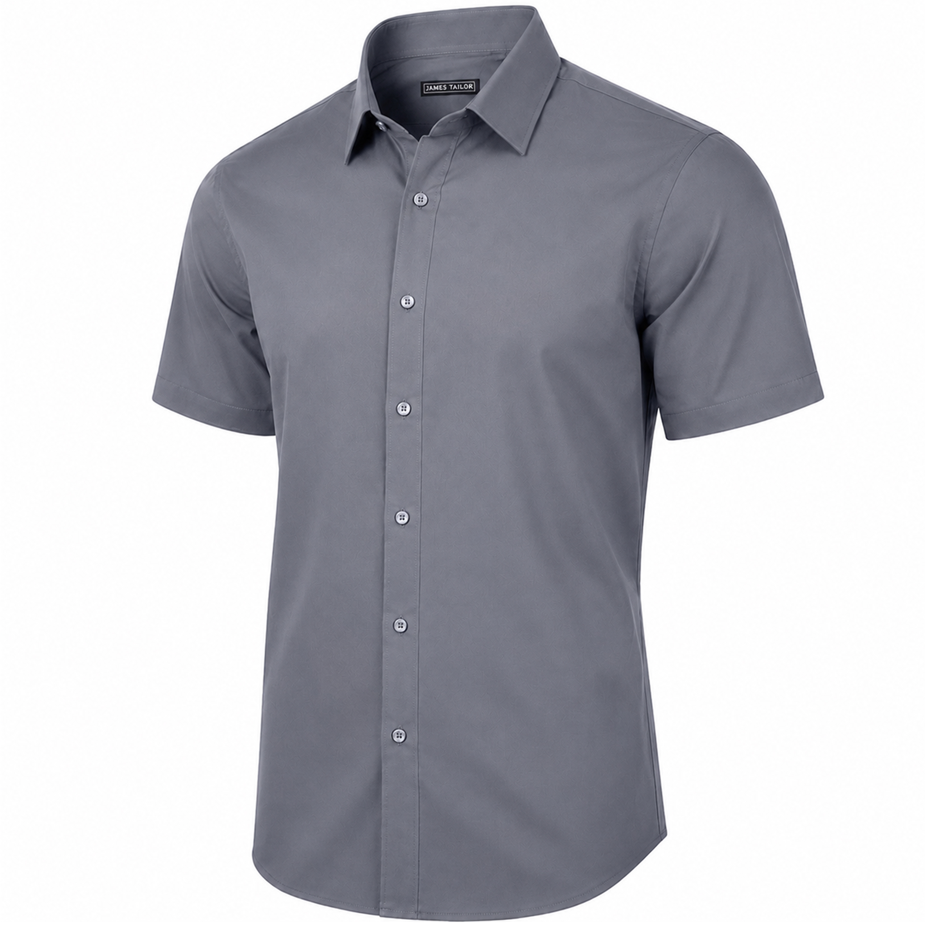 Mens S/S Stretch Dress Shirt - Gallery 20