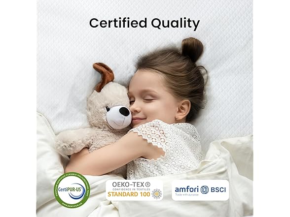 Marsail King Size Memory Foam Mattress Topper