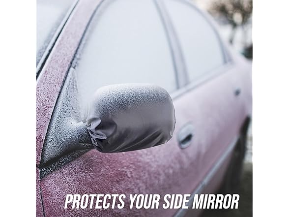 Zone Tech GA0054 Car Side Mirror Protective Cover Black