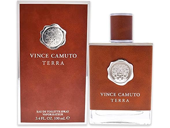 Vince Camuto Terra Eau de Toilette Spray for Men, 3.4 Fl Oz