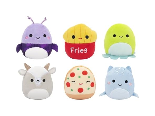 Squishmallows Original Micromallows 6-Pack