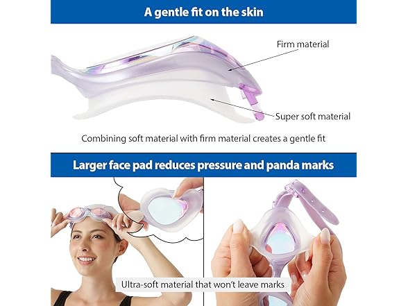 VIEW Selene SWIPE Anti-Fog Swim Goggles