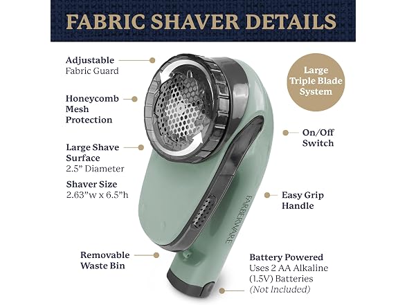 Farberware Large Lint Remover Fabric