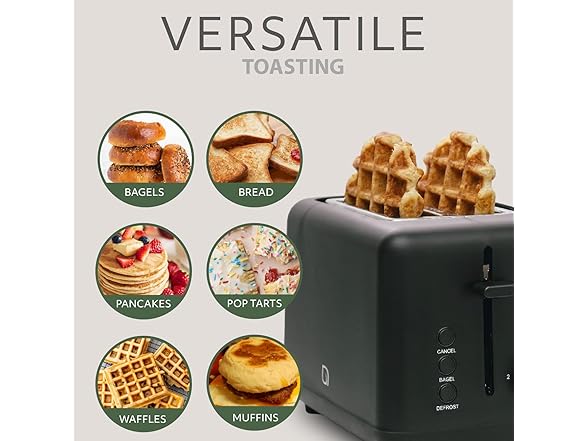 WILLOW Eco Series 2-Slice Toaster