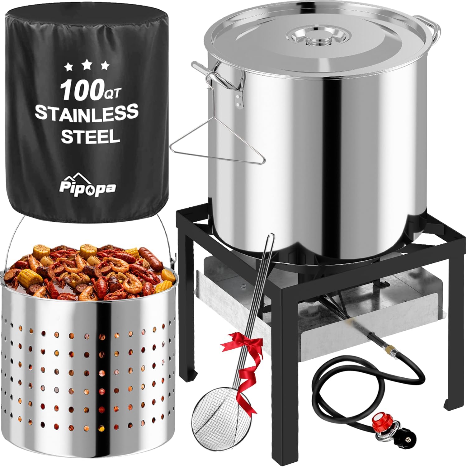 Stainless Steel Crawfish Boiler | Seafood Boiling Kit - Gallery 19