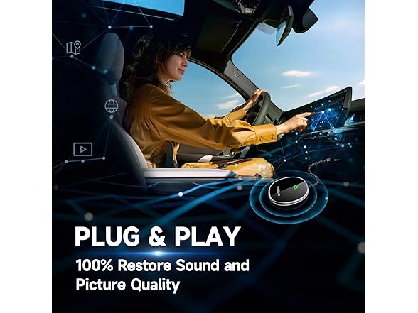 Jemluse Wireless Carplay Adapter for iOS 10+