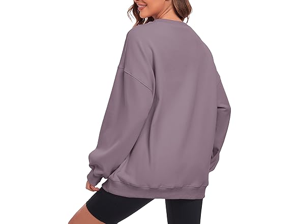 Fkeep Women Oversized Sweatshirt Women Crew Tops
