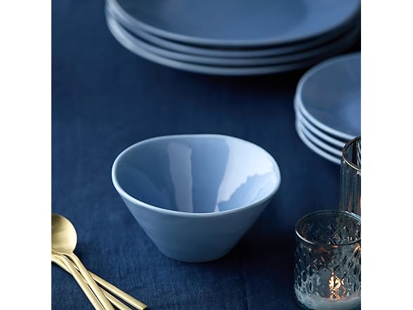 Cloudy Sky Stoneware Ice Cream Bowls Set of 4