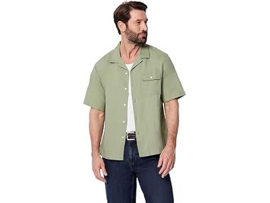 $9.99, Was $24.90, 59% Off! Amazon Essentials Men Relaxed-fit Short Shirt dealfomo