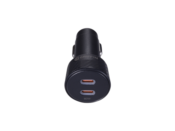 60W Dual USB-C Car Charger