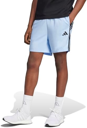 adidas Men's Essentials 3-Stripes Chelsea 7-Inch Shorts, Blue/Black